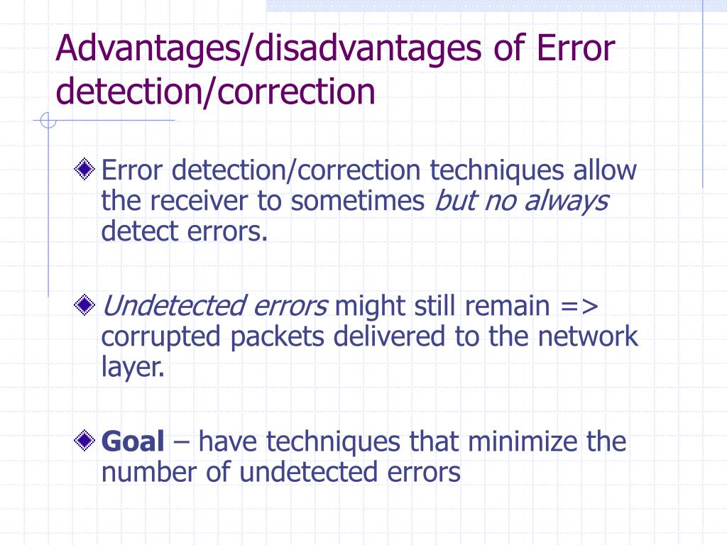 Definition Of Error Detection In Computer at Eric Matos blog