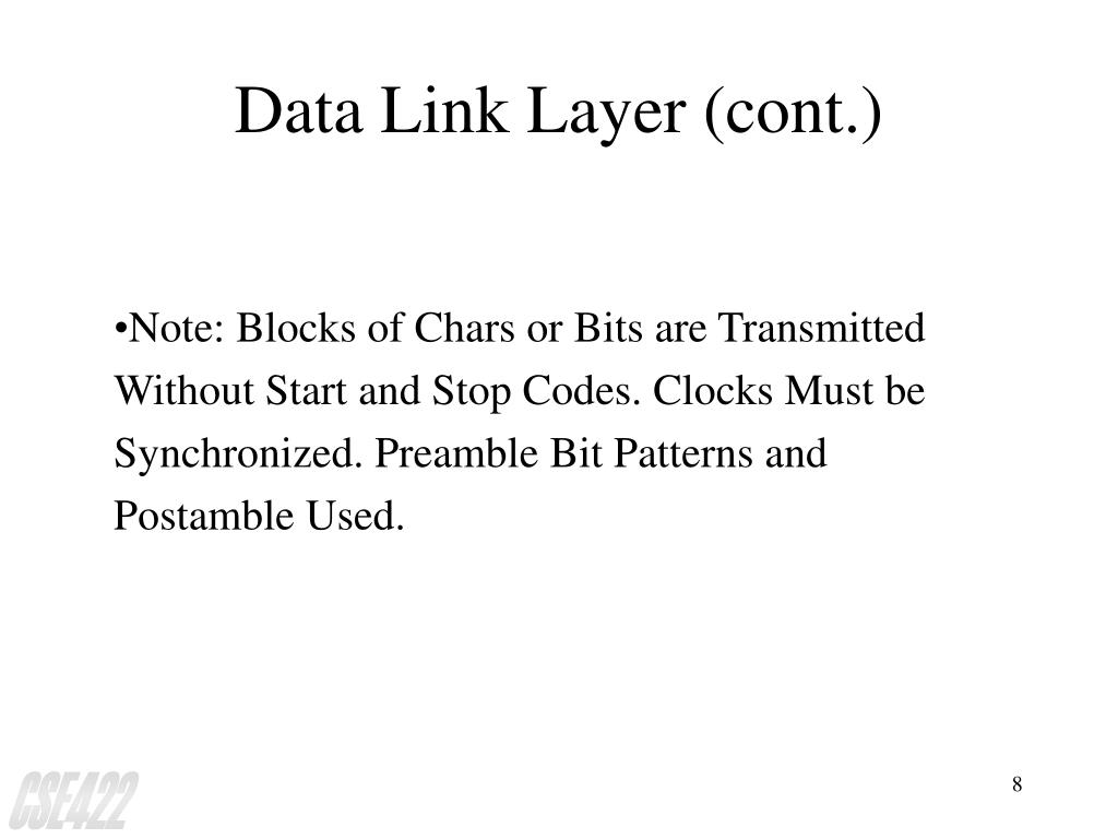 PPT The Data Link Layer PowerPoint Presentation, free download ID
