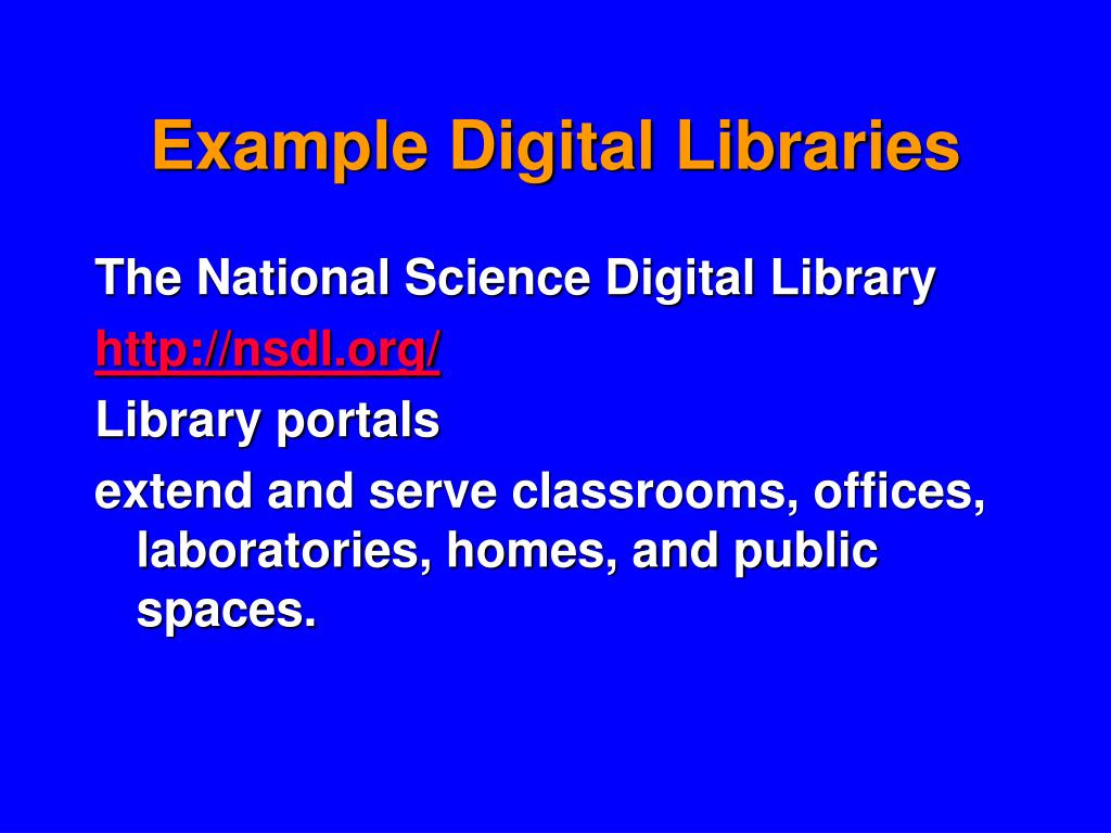 PPT Digital Libraries PowerPoint Presentation, free download ID6357020