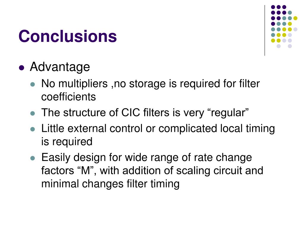 PPT Cascaded Integrator Comb Filter PowerPoint Presentation, free