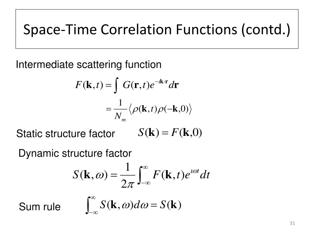 PPT TimeCorrelation Functions PowerPoint Presentation, free download
