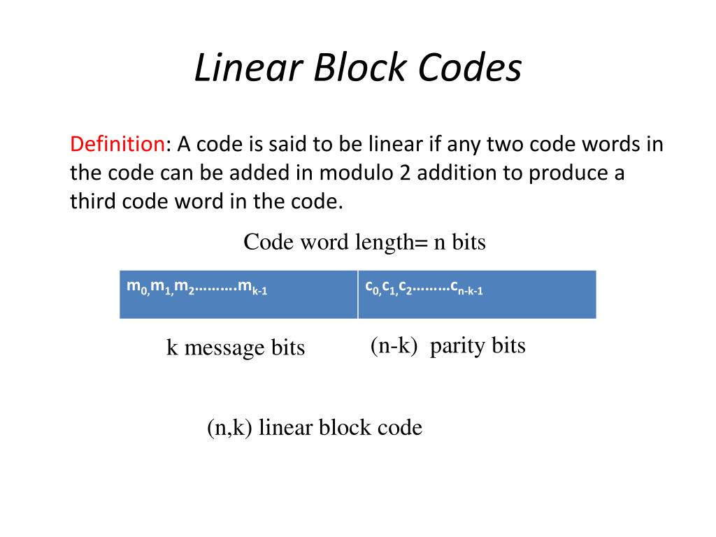 PPT Error Control Coding PowerPoint Presentation, free download ID