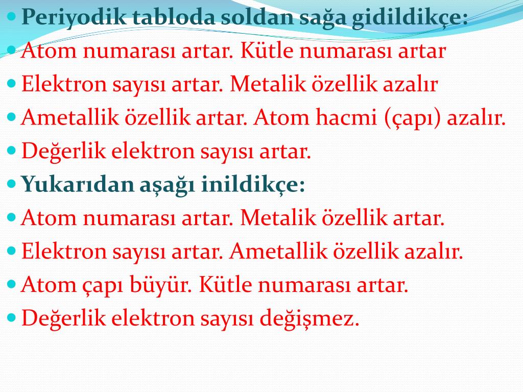 PPT PERİYODİK TABLONUN TARİHSEL GELİŞİMİ PowerPoint