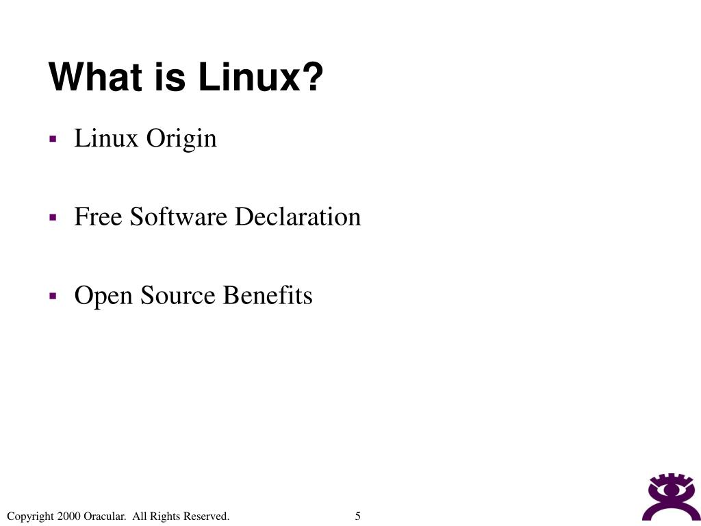 PPT ORACLE AND LINUX A Match To Look Forward To PowerPoint