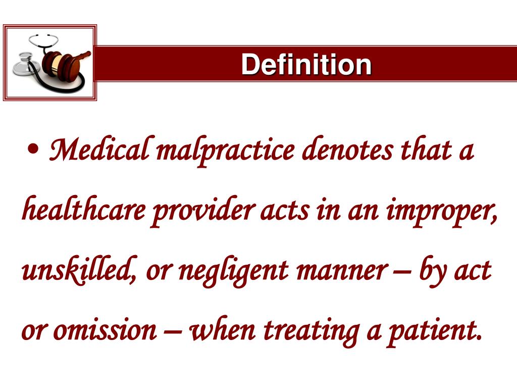 PPT The Medical Malpractice Problem PowerPoint Presentation, free download ID6375346
