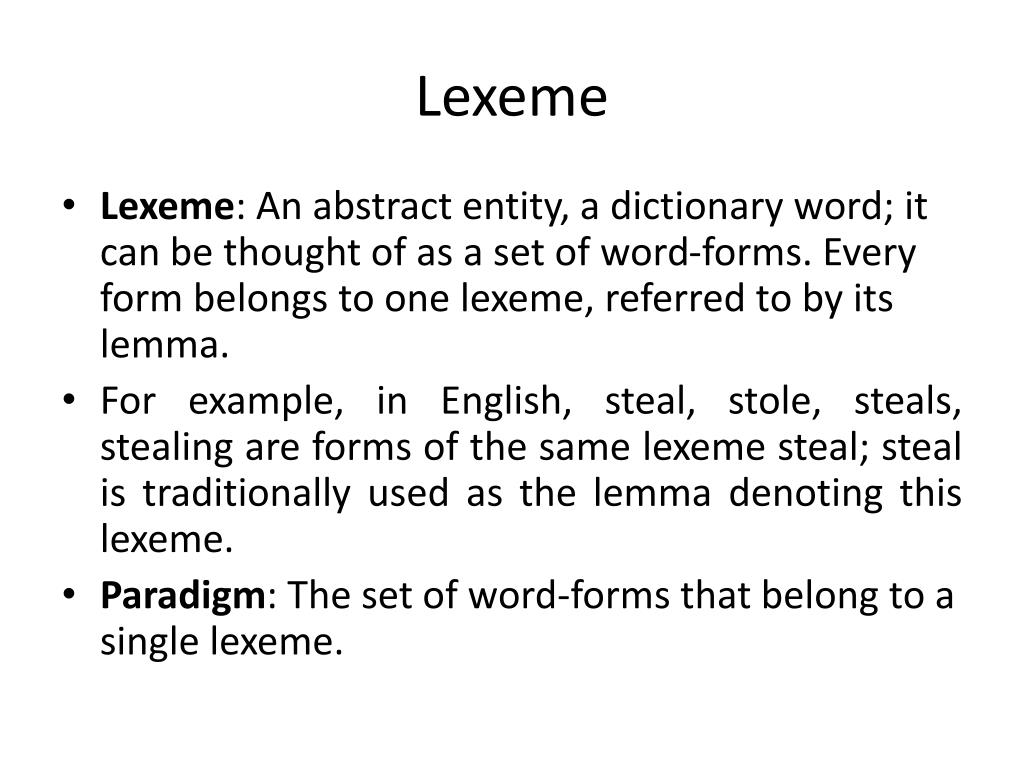 PPT Computational lexicography, morphology and syntax PowerPoint Presentation ID6375894