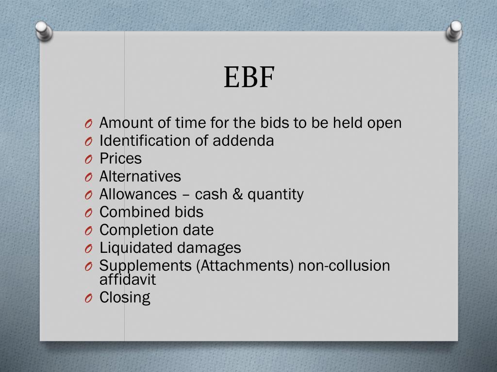 PPT Bidding Requirements PowerPoint Presentation, free download ID