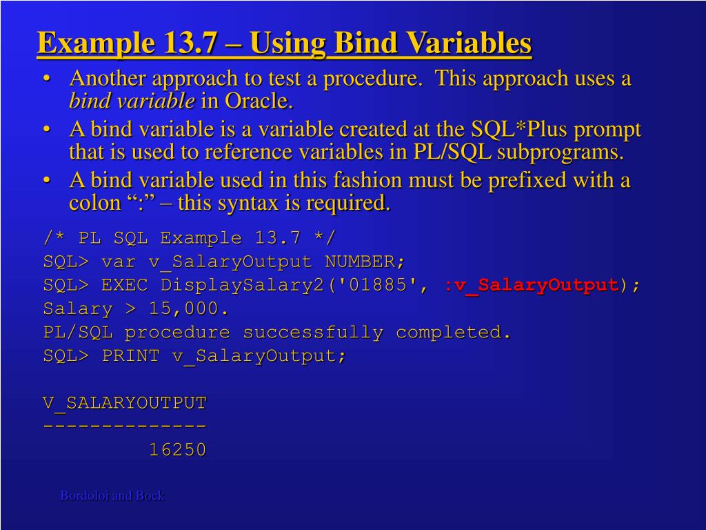 PPT Chapter 13 PROCEDURES, FUNCTIONS, PACKAGES, and TRIGGERS