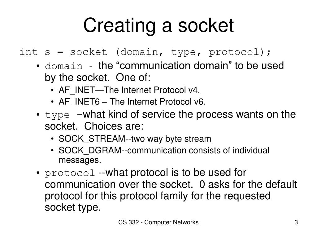 PPT Socket Programming PowerPoint Presentation, free download ID