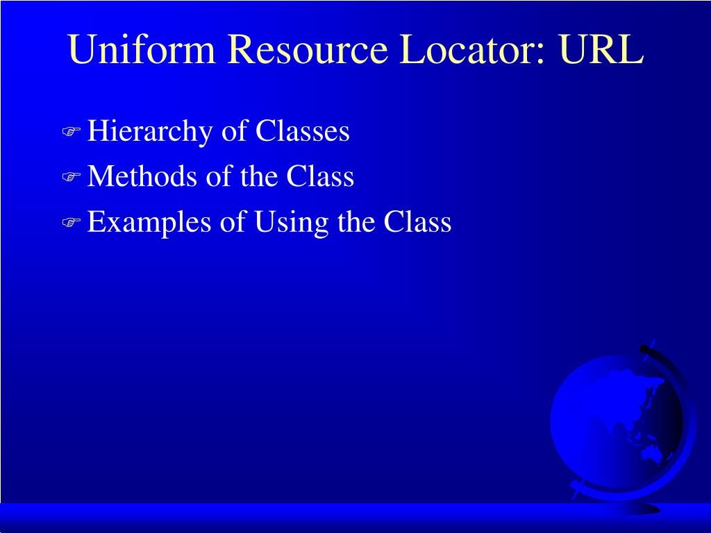 PPT Uniform Resource Locator URL PowerPoint Presentation, free