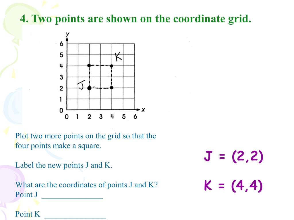 oaa math answer grid