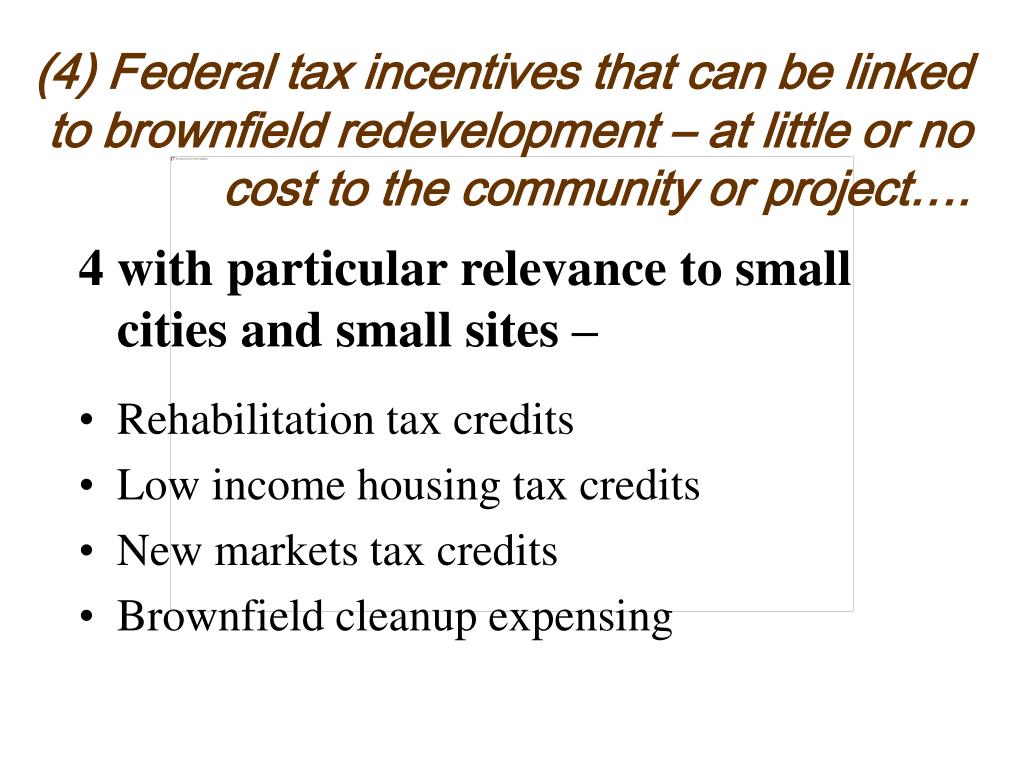 PPT Publicprivate partnerships for financing brownfields segment