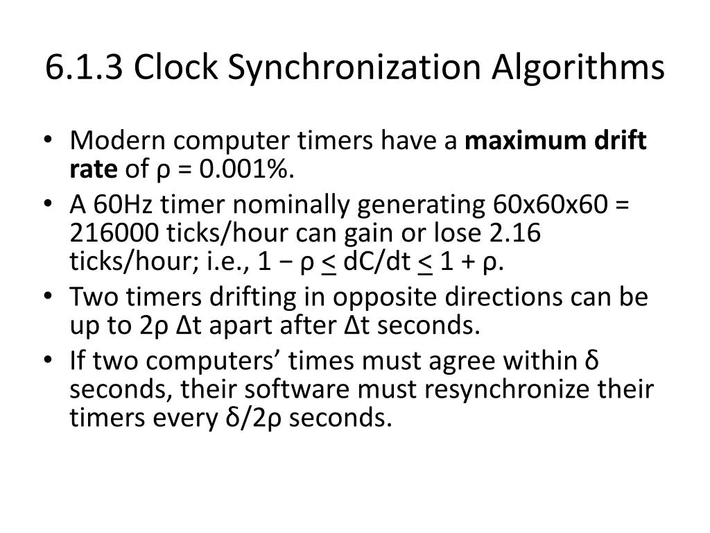 PPT Synchronization I PowerPoint Presentation, free download ID6387376