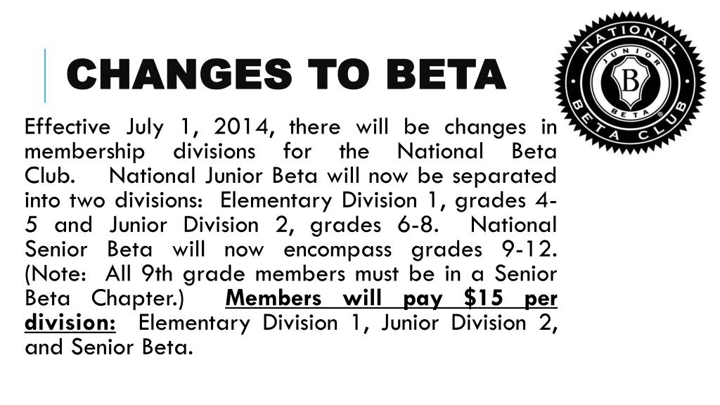 PPT BETA Club PowerPoint Presentation, free download ID6387721