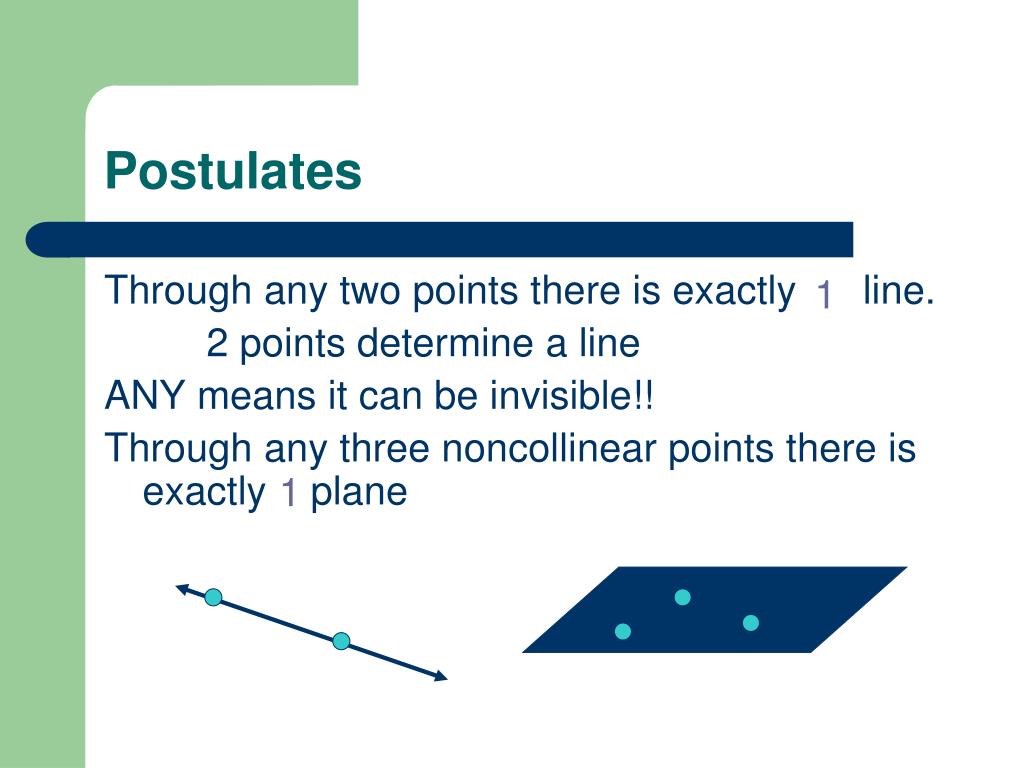 PPT 25 Postulates and Theorems PowerPoint Presentation, free download ID6387877