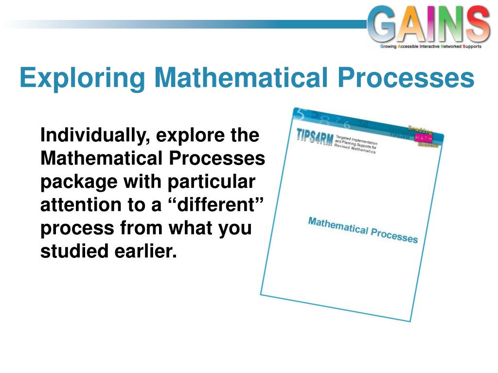 PPT Teaching through the Mathematical Processes PowerPoint