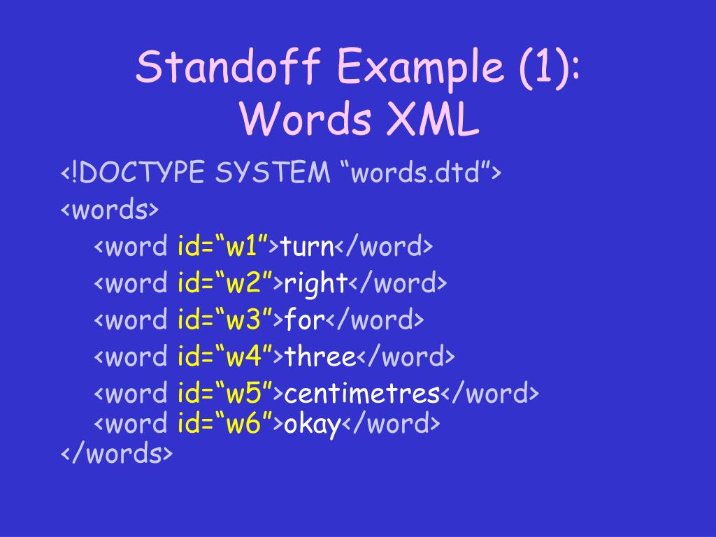 PPT Tutorial on Standoff Markup PowerPoint Presentation, free