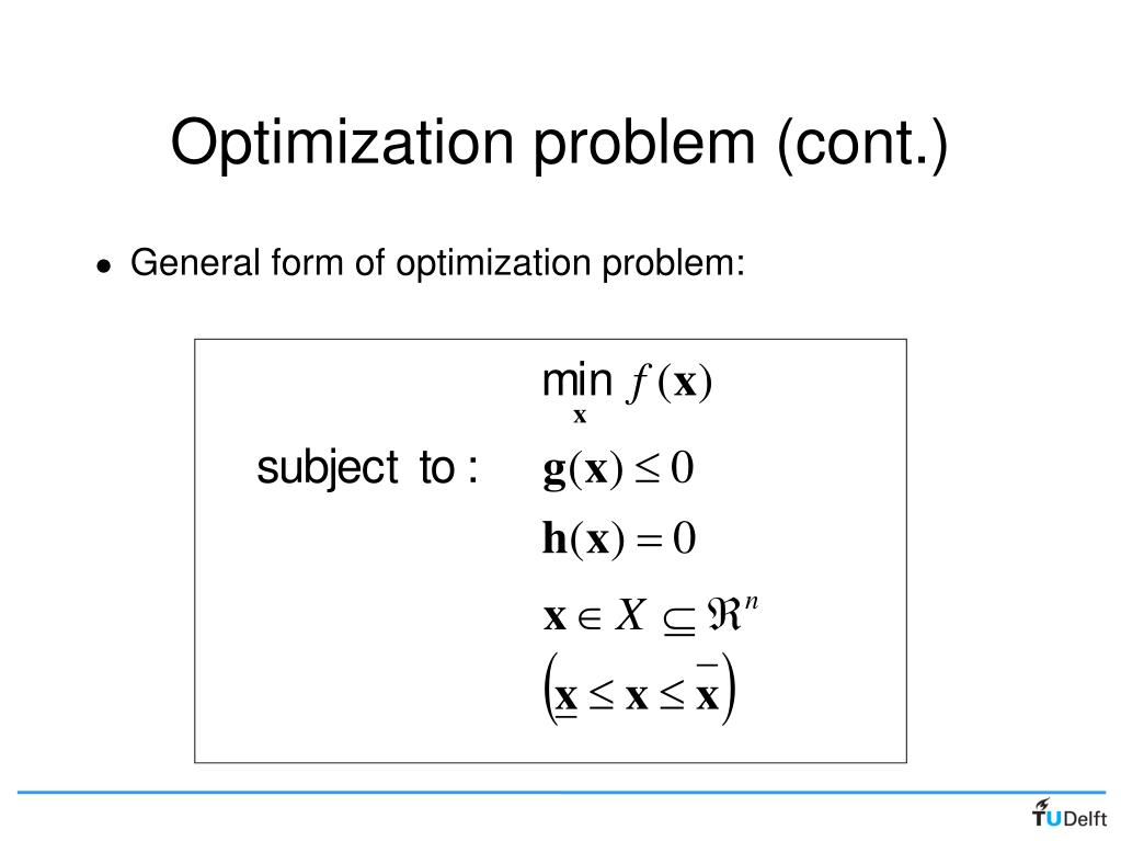 PPT Engineering Optimization PowerPoint Presentation, free download