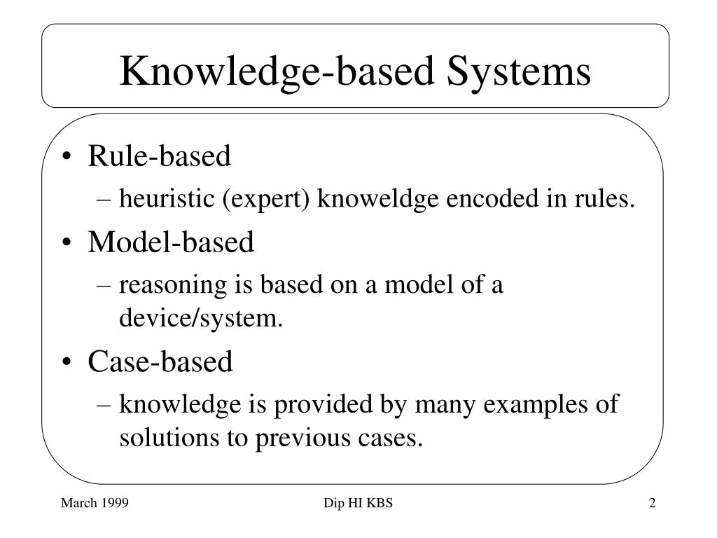 PPT Knowledgebased Systems PowerPoint Presentation, free download