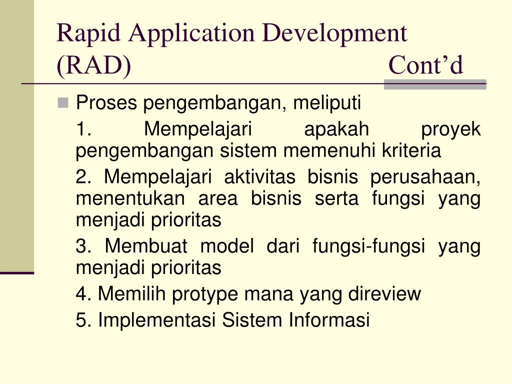 PPT Siklus, Metode dan Teknik Pengembangan Sistem Informasi