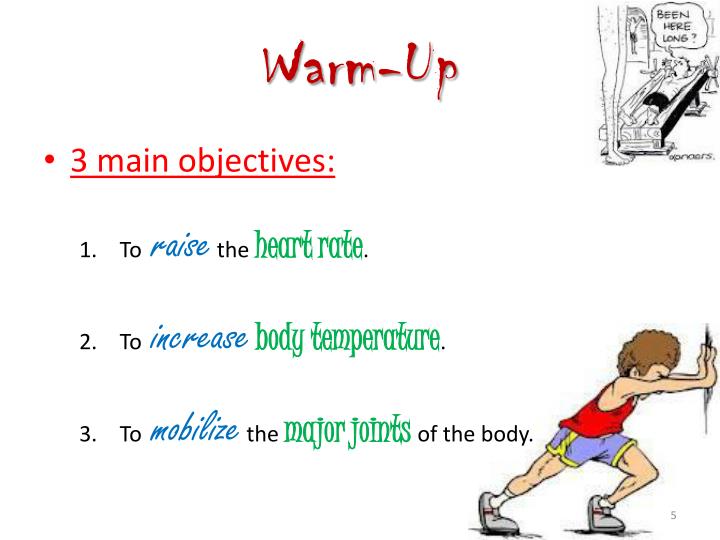 PPT * WarmUp * CoolDown PowerPoint Presentation ID6398147