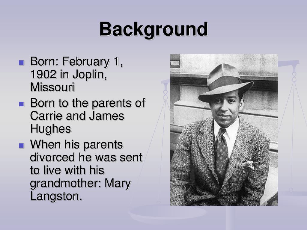 PPT James Langston Hughes PowerPoint Presentation, free download ID