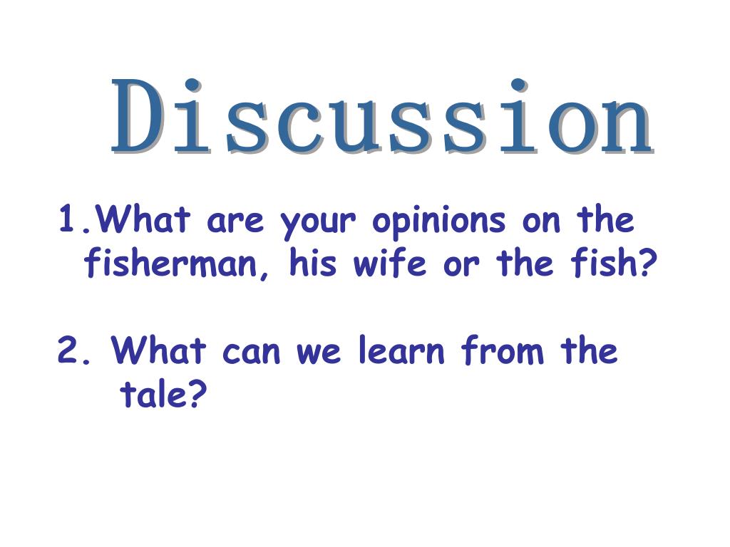PPT The Fisherman and the Fish （ p.83 ） PowerPoint Presentation, free