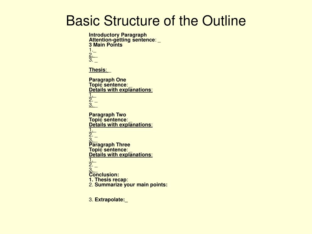 PPT HHS 4M1 Course Culminating Essay Outline PowerPoint Presentation