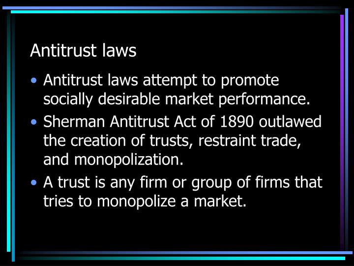 PPT Economics Chapter 7 section 3 Antitrust, Economic Regulation, and Competition PowerPoint