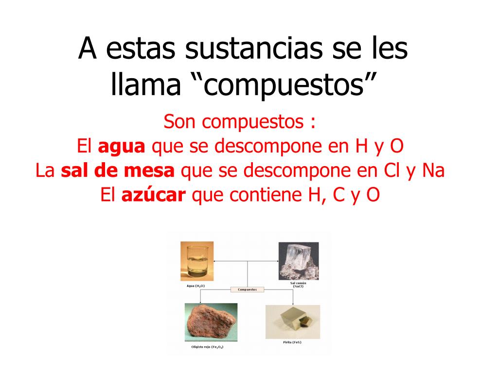 Sal De Mesa Es Un Elemento Compuesto O Mezcla Compuesto