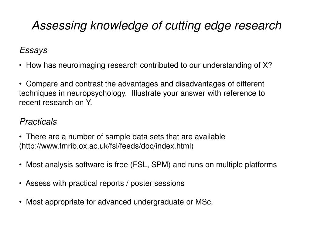 PPT Teaching Cutting Edge Research PowerPoint Presentation, free