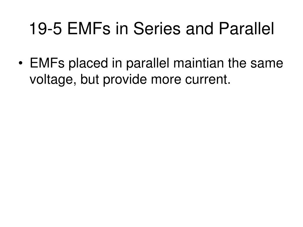 PPT 192 EMF and Terminal Voltage PowerPoint Presentation, free download ID6401627