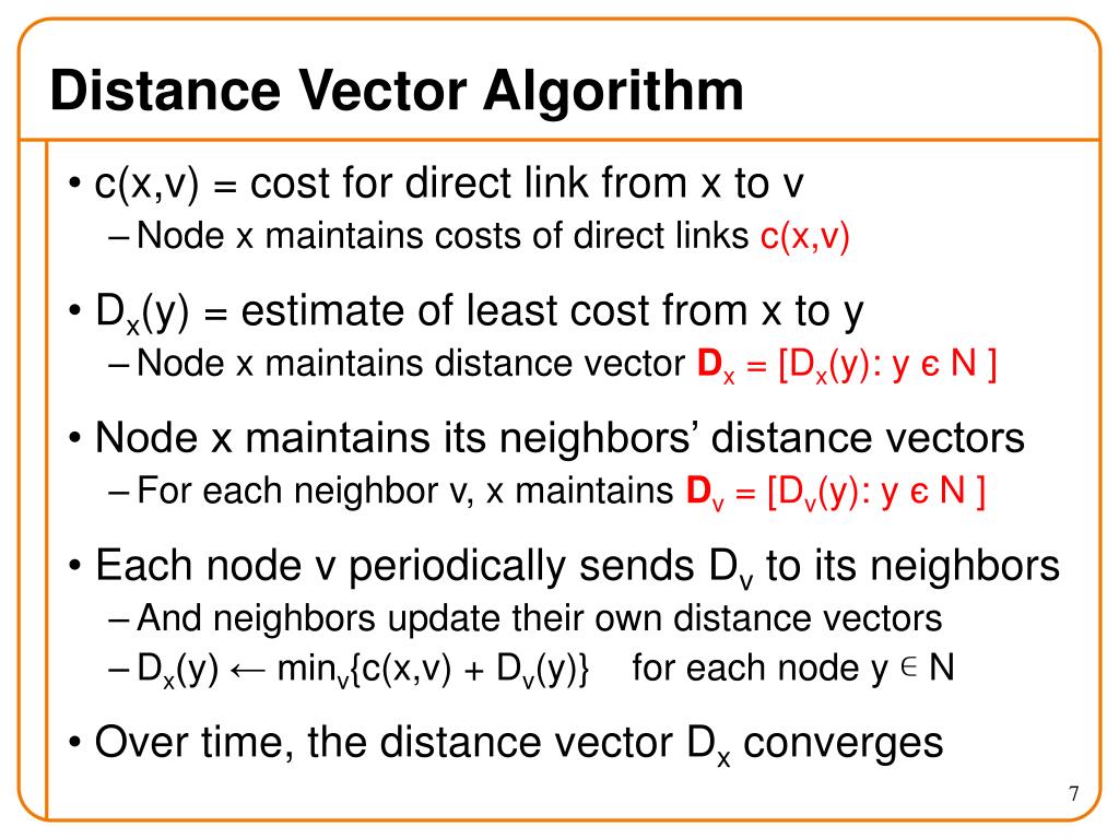 PPT ShortestPath Routing LinkState & DistanceVector PowerPoint Presentation ID6403494