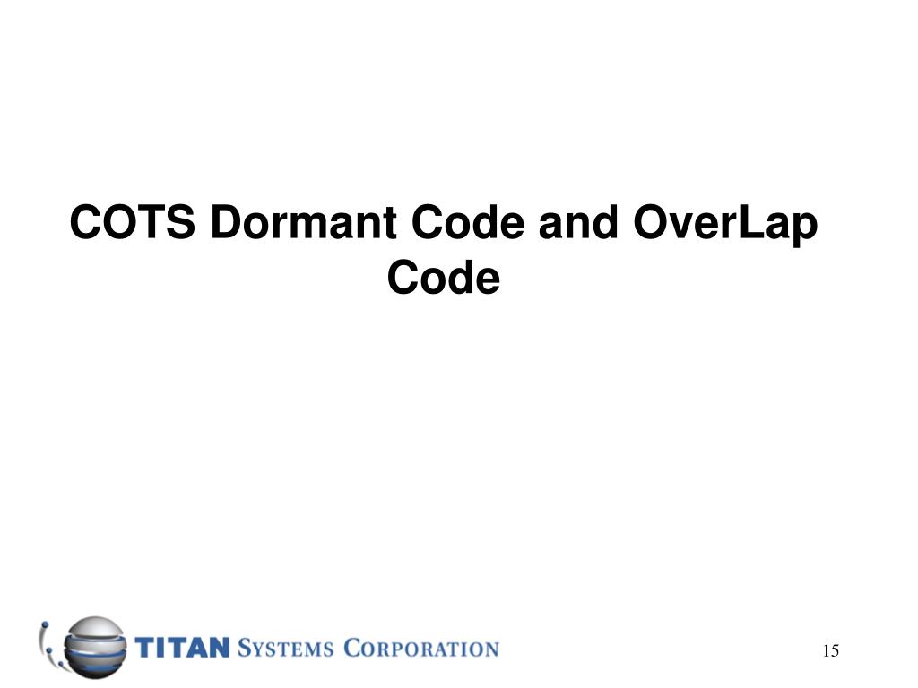 PPT Risks of using COTS in Information Technology Systems PowerPoint Presentation ID6404983