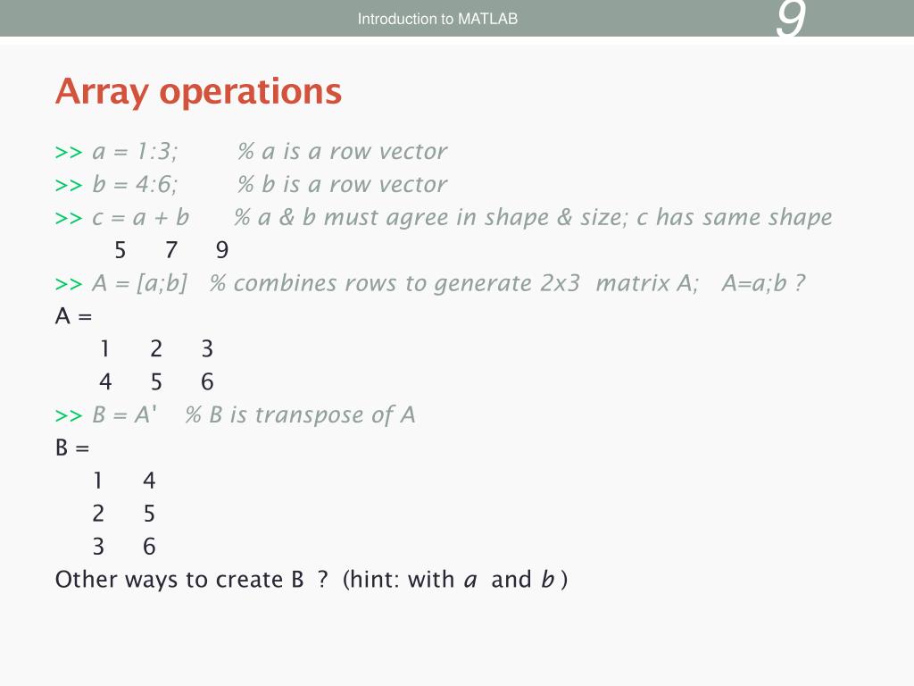 PPT Introduction to MATLAB PowerPoint Presentation, free download ID6407468