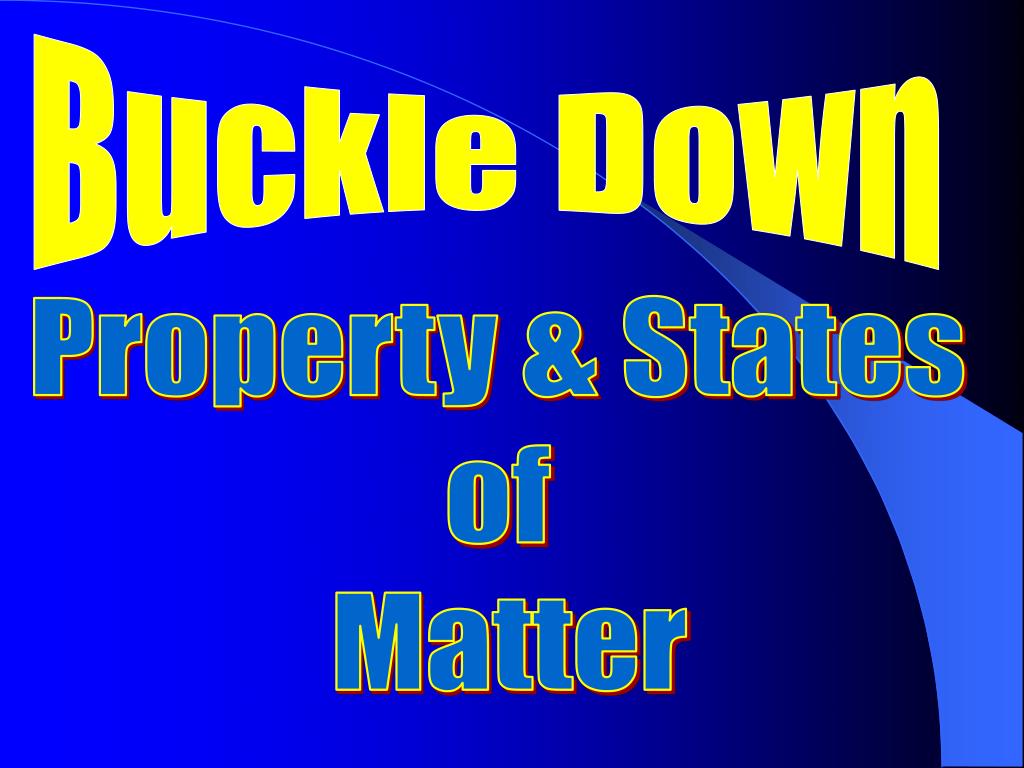 PPT Buckle Down PowerPoint Presentation, free download ID6408616
