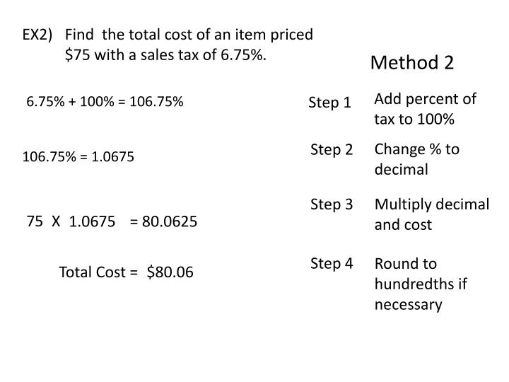 PPT Financial Literacy Sales tax, Tip, and Markup PowerPoint