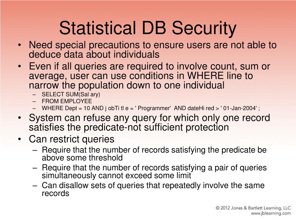 PPT Chapter 9 Database Security PowerPoint Presentation, free