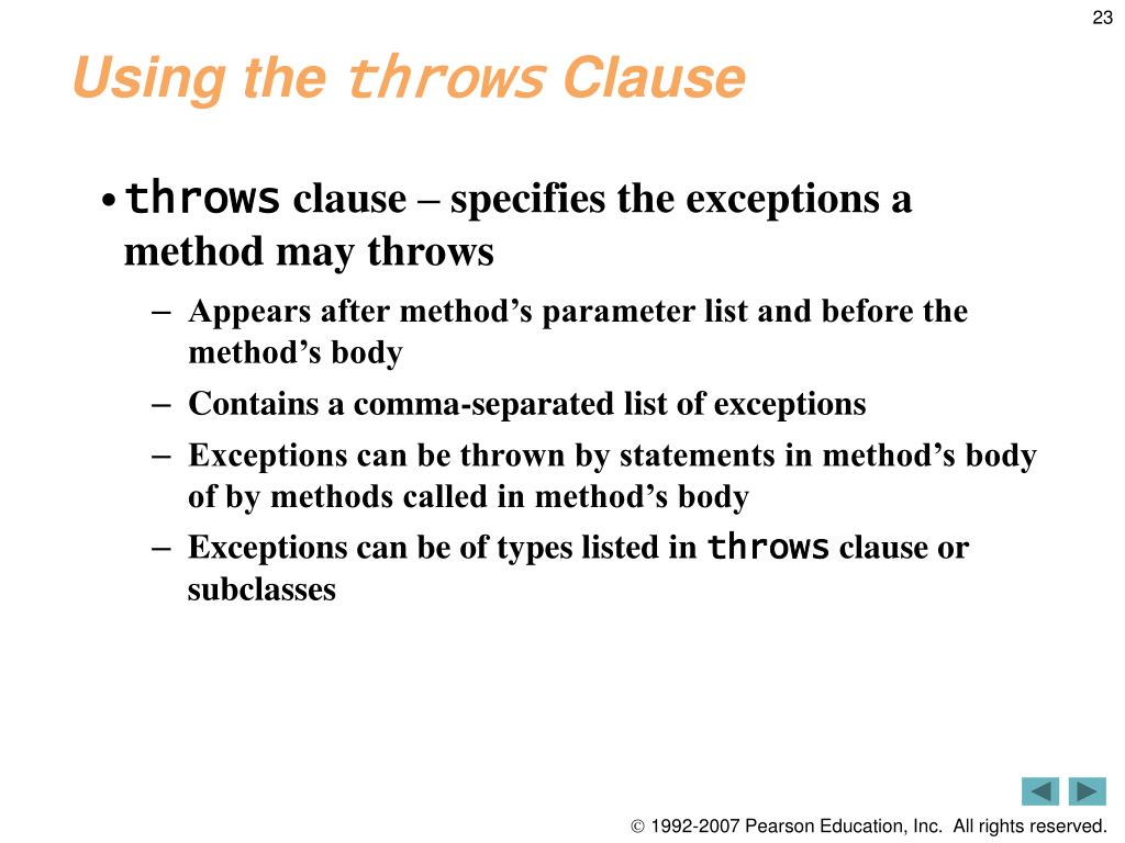 PPT Exception Handling PowerPoint Presentation, free download ID