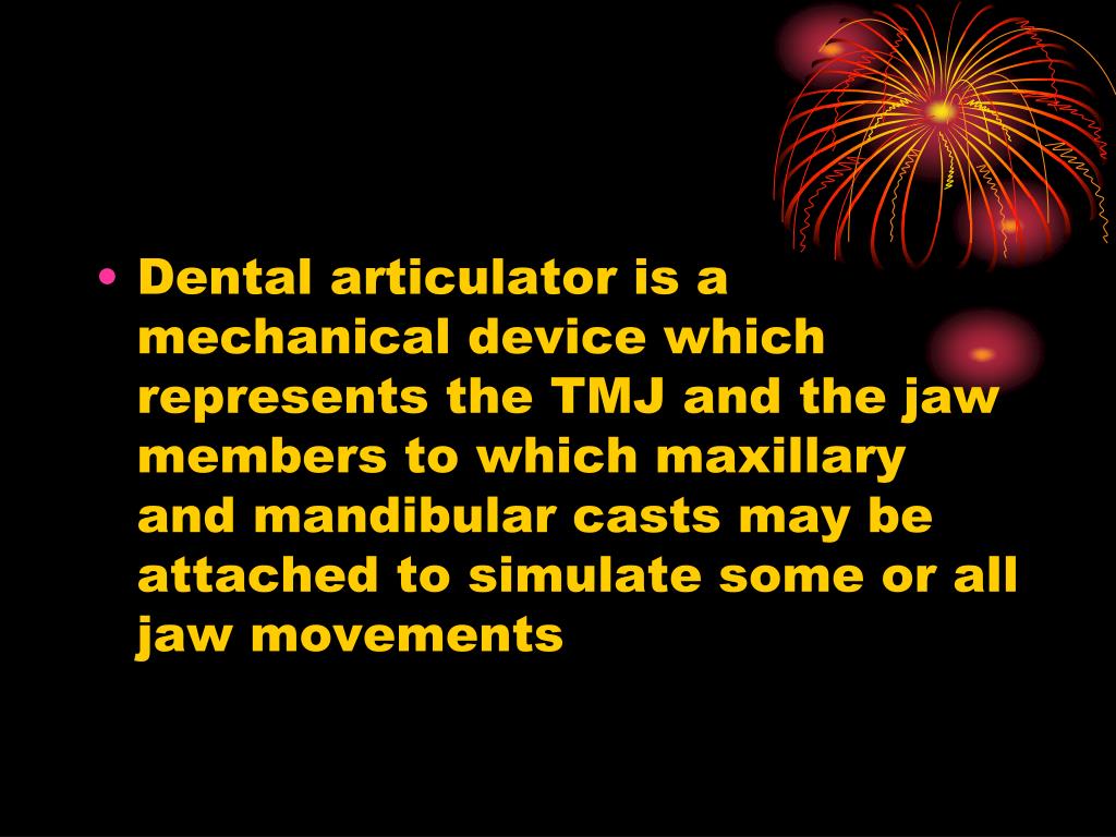 PPT DENTAL ARTICULATORS PowerPoint Presentation, free download ID