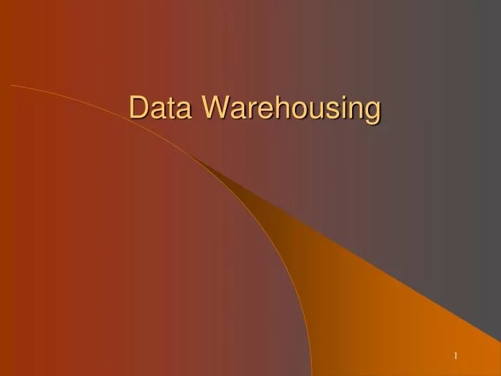 PPT Data Warehousing PowerPoint Presentation, free download ID6418736