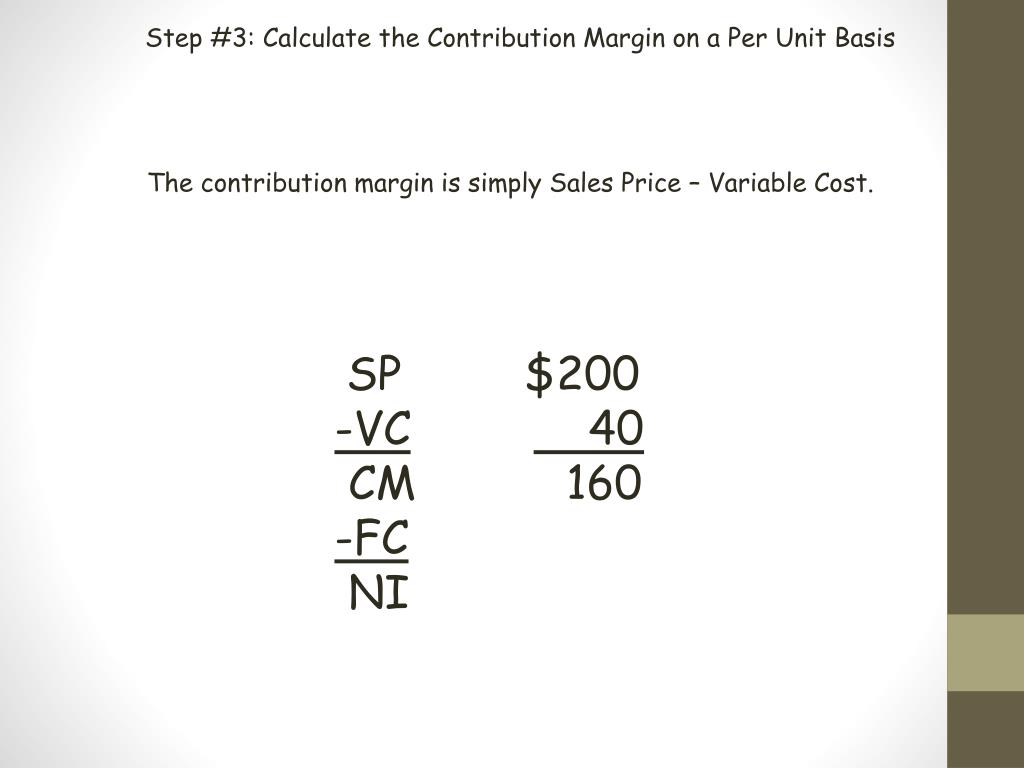 PPT Cost Volume Profit Analysis or Break Even Analysis PowerPoint