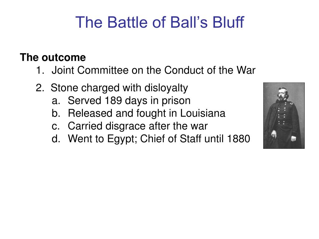 PPT Encountering History The Battle of Ball’s Bluff PowerPoint