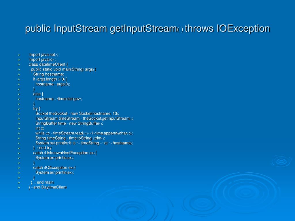 PPT Sockets for Clients PowerPoint Presentation, free download ID
