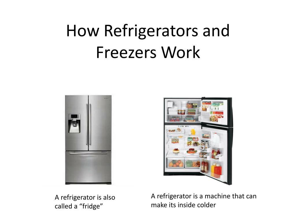 PPT How Refrigerators and Freezers Work PowerPoint Presentation, free