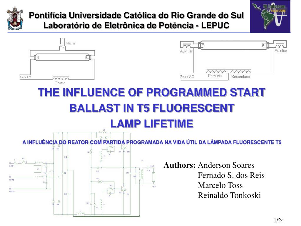 PPT THE INFLUENCE OF PROGRAMMED START BALLAST IN T5 FLUORESCENT LAMP