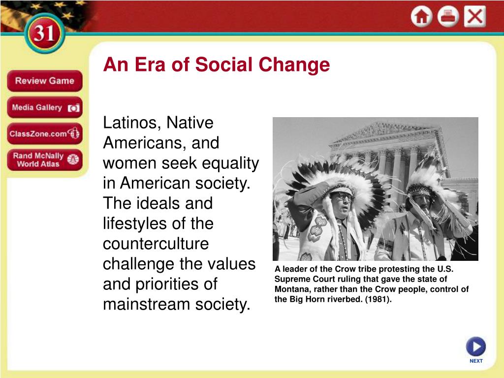 PPT An Era of Social Change PowerPoint Presentation, free download ID6445131