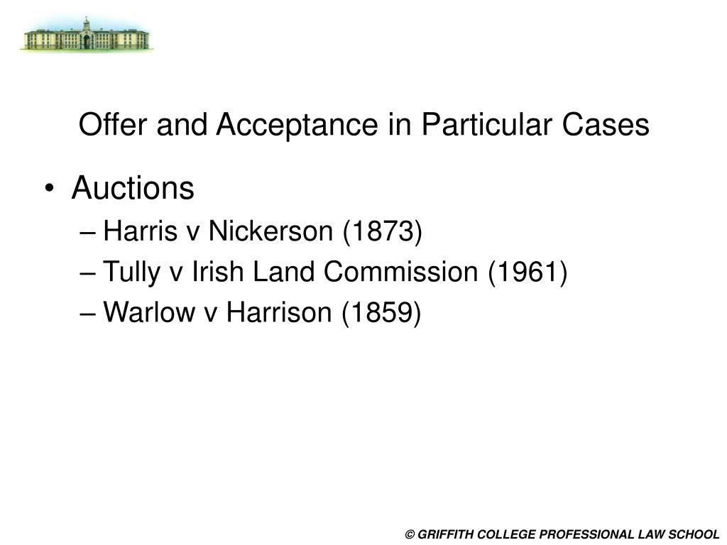 PPT Chapter 3 Agreement Offer and Acceptance PowerPoint Presentation