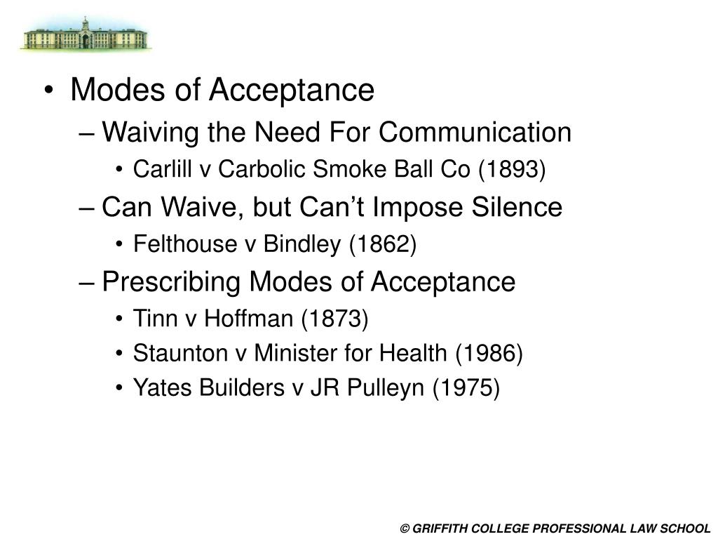 PPT Chapter 3 Agreement Offer and Acceptance PowerPoint Presentation