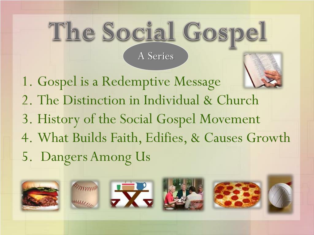 PPT The Social Gospel PowerPoint Presentation, free download ID6451962